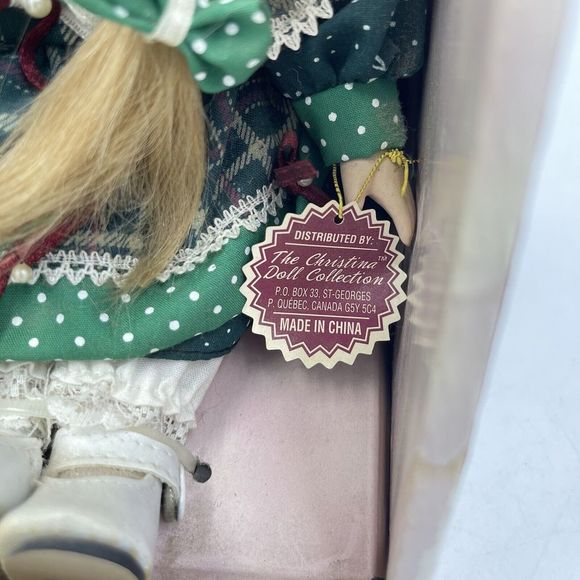 2000 Christina Collection By Christina Verdi Petite Porcelain Collectible Doll - Picture 11 of 14